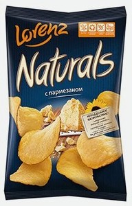 Чипсы картофельные Naturals с пармезаном