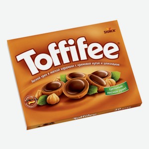 Конфеты шоколадные Toffifee лесной орех в карамели, 250 г