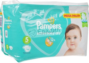 pampers active baby dry 5 110