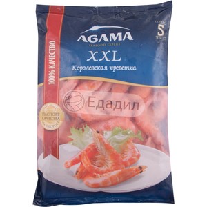 Креветки xxl. Креветки Королевские XXL Agama 700. Креветки агама XXL. Королевская креветка Agama 700г. Агама ххл креветки 5.